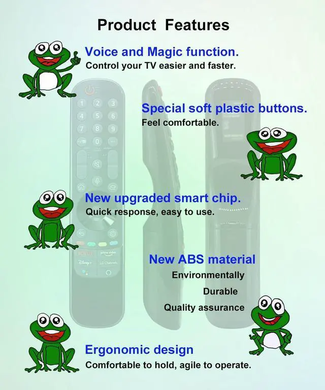 Alt view image 3 of 5 - JISOWA Voice Magic Remote Control Universal for LG Smart TV 65UP8000PUR 55NANO77ZPA OLED77B1PUA 65NANO85APA 50NANO75UPA OLED77C1AUA 65NANO80UPA 75NANO90UPA 70UP7570AUD OLED55C1PUA Replacement