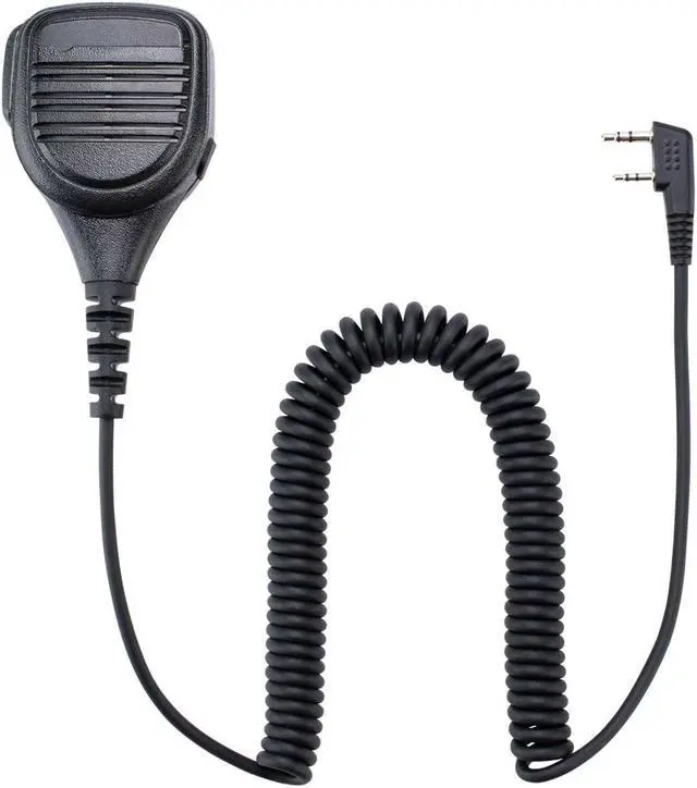 Main image of JUMON TIME Speaker Mic Compatible with Baofeng BF-F8HP BF-F9 UV-82 UV-82HP UV-82C UV-5R UV-5R5 and Kenwood BTECH Retevis TYT 2-pin Walkie Talkie Radios Shoulder Microphone with 3.5mm Audio Jack