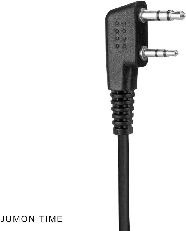 Alt view image 2 of 5 - JUMON TIME Speaker Mic Compatible with Baofeng BF-F8HP BF-F9 UV-82 UV-82HP UV-82C UV-5R UV-5R5 and Kenwood BTECH Retevis TYT 2-pin Walkie Talkie Radios Shoulder Microphone with 3.5mm Audio Jack
