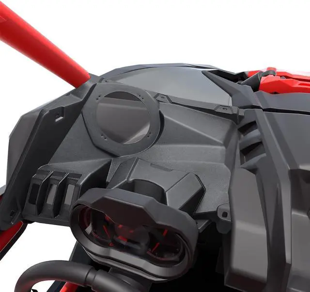 Alt view image 4 of 5 - KEMIMOTO X3 Front Dash Speaker Pods, X3 6.5 inch Speaker Pods & Dash Kit Compatible with Can Am Maverick X3 / X3 Max Sound System Enclosure LH and RH Dash Panels