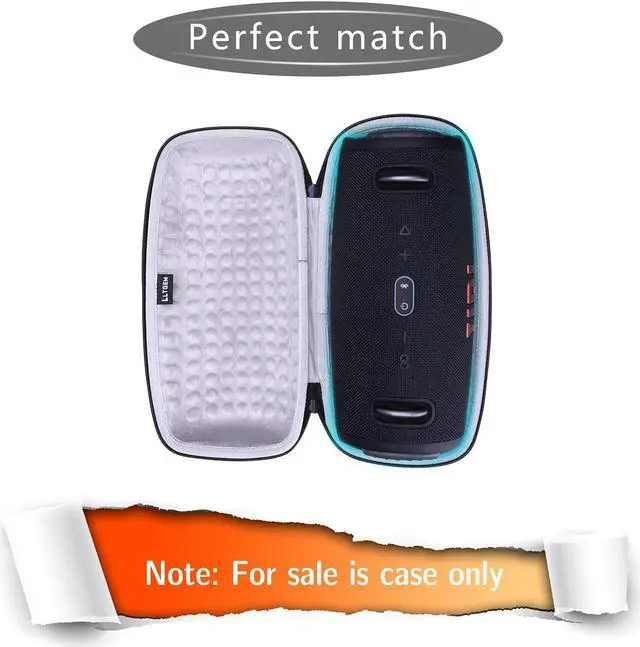Alt view image 4 of 5 - LTGEM Hard Travel Carrying Case for JBL Xtreme 3 / JBL Xtreme 2 Portable Waterproof Wireless Bluetooth Speaker, Pouch for Accessories and Adjustable Shoulder Strap