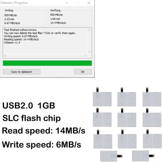 Alt view image 2 of 4 - lcwamy 1GB Thumb Drive Flash Drives 100 Pack Credit Card Flash Drive Credit Card USB Drives 100 Pack Card USB Memoria USB Flash Drives(No Logo 1GB 100PCS)