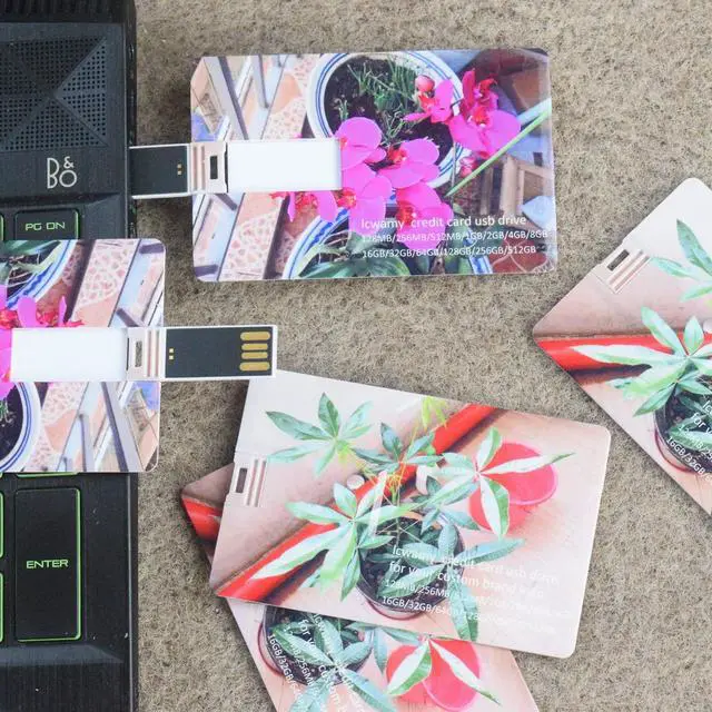 Alt view image 4 of 4 - lcwamy 1GB Thumb Drive Flash Drives 100 Pack Credit Card Flash Drive Credit Card USB Drives 100 Pack Card USB Memoria USB Flash Drives(No Logo 1GB 100PCS)