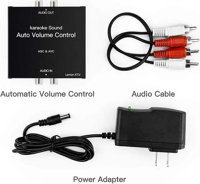 Alt view image 5 of 5 - LEMONKTV Auto Volume Control Device, Auto Gain Control Device for Karaoke Machine, Media Player