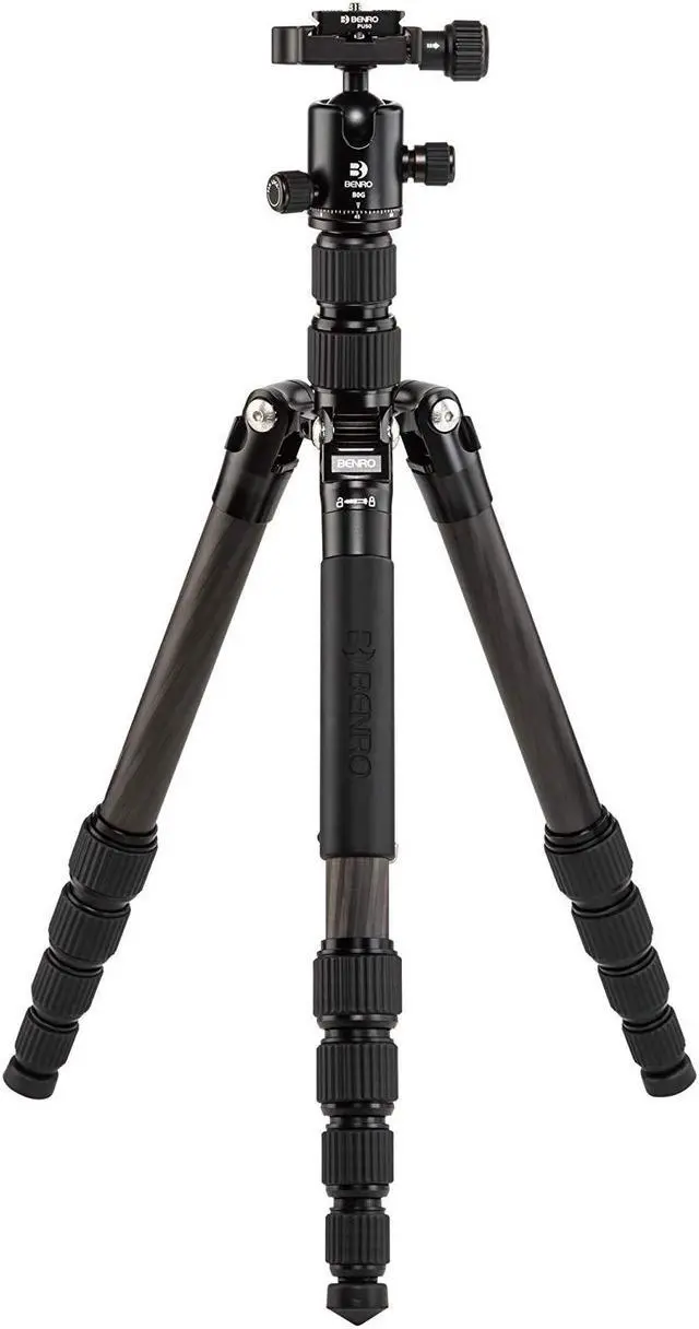 Main image of Benro Tripster Travel Tripod/Monopod - 1 Series Black CF (FTR19CB0GBLK)