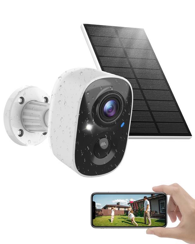 Wireless Security Camera Outdoor - 2K Battery Powered With Color Night Vision