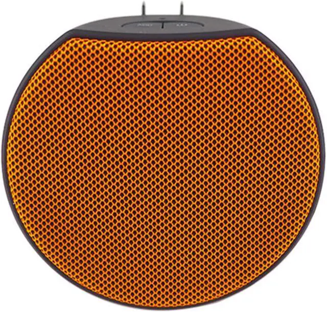 Alt view image 2 of 5 - OC Acoustic Newport Plug-in Outlet Speaker with Bluetooth 5.1 and Built-in USB Type-A Charging Port (Orange/Black)