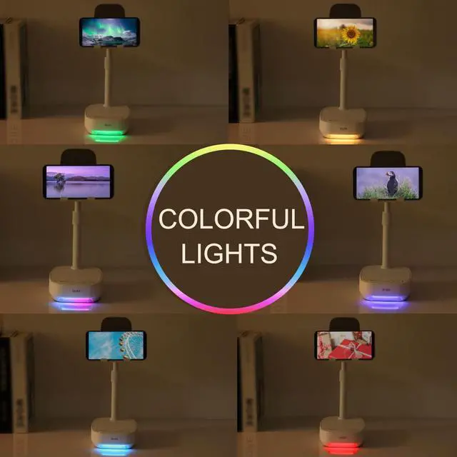 Alt view image 5 of 5 - OLES Gifts for Men Dad, Cell Phone Stand with Wireless Speaker, Birthday Gifts for Men, Gifts Him, Phone Holder for iPhone/Android/Tablet, Unique Gifts for Dad Him Mom, Women Gifts