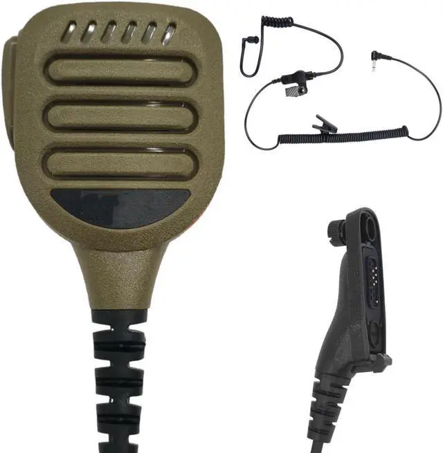 Main image of Pdflie IP65 Waterproof Shoulder Mic for Motorola APX 900 1000 4000 6000 7000 8000 XPR 6350 6550 7350 7350e 7550 7550e 7580e, Walkie Talkie Accessories Remote Handheld Radio Speaker Lapel Microphone