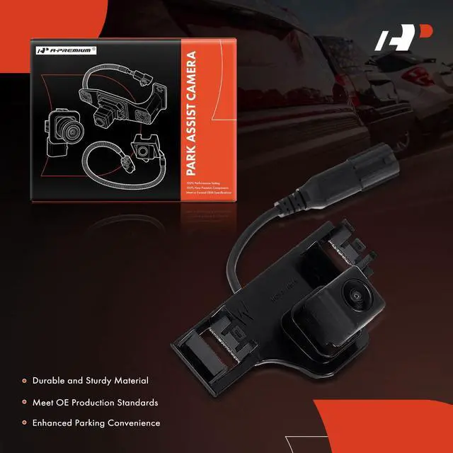 Alt view image 2 of 5 - A-Premium Park Assist Camera Rear View Backup Reverse Camera Compatible with Select Toyota Models - 2015 2016 2017 Sienna - Replace# 86790-08030