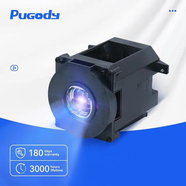 Alt view image 2 of 5 - Pugody NP21LP A+ Quality Replacement Projector Lamp Bulb for NEC NP-PA500U NP-PA500X NP-PA5520W NP-PA600X PA500U PA550W PA600X NP-PA550W PA500X with Housing