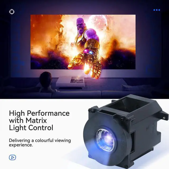 Alt view image 4 of 5 - Pugody NP21LP A+ Quality Replacement Projector Lamp Bulb for NEC NP-PA500U NP-PA500X NP-PA5520W NP-PA600X PA500U PA550W PA600X NP-PA550W PA500X with Housing