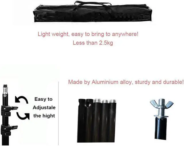 Alt view image 3 of 5 - Projector Screen Stand for Indoor and Outdoor Projector Movies Screen Foldable Portable for Front and Rear Projection.