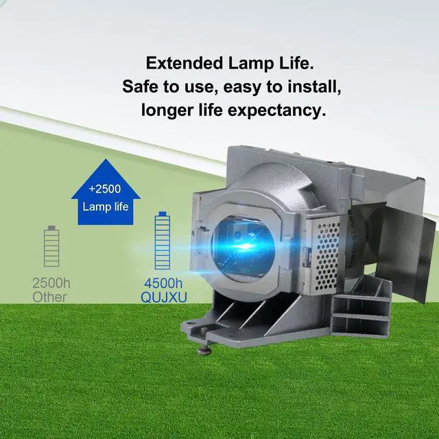 Alt view image 3 of 5 - QUJXU RLC-092 /RLC-093 Projector Lamp for Viewsonic PJD5155 PJD5255 PJD5153 PJD5555W PJD6350 PJD5353LS with Housing