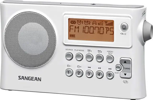 Alt view image 2 of 5 - Sangean PR-D14 AM / FM-RDS Portable Radio with USB MP3 / WMA Playback