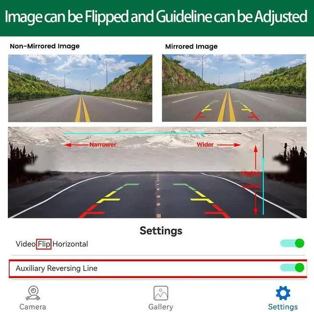 Alt view image 5 of 5 - WiFi Backup Camera Wireless Back up Camera for Car Reverse Backup Camera System for Truck Vehicle License Plate Camera, Waterproof Front Rear View with Phone App 5G WiFi Car Camera