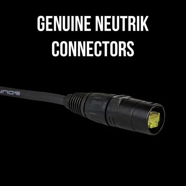 Alt view image 2 of 5 - SoundTools SuperCAT Professional Grade Shielded CAT5e etherCON Cable, Flexible Polyurethane Jacket, Neutrik Connectors (150 feet, Black)