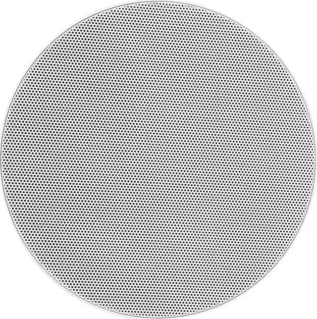 Alt view image 3 of 5 - Sound Town Pair of 4.5" Coaxial in-Ceiling Speakers with Low-Profile Design, Metal Backcan and Tile Rails, 70V/100V/8-Ohm Switchable, Magnetic Grill, White (STCS4CLP-PAIR)