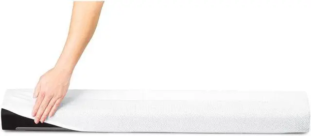 Alt view image 2 of 5 - Soundskins - Bright White Speaker Cover | Compatible with Sonos Playbar | Sleek, Durable, and Stylish Soundbar Protector