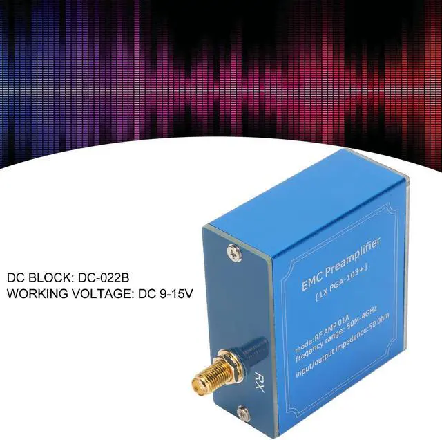 Alt view image 3 of 5 - Ultra Low Noise Amplifier, LNA Module for RF & Software Defined Radio (SDR), PGA -103+ Chip Wideband 50M to 4GHz Frequency Capability with SMA Female Connector