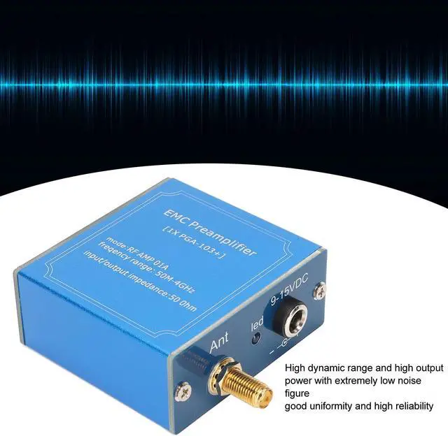 Alt view image 4 of 5 - Ultra Low Noise Amplifier, LNA Module for RF & Software Defined Radio (SDR), PGA -103+ Chip Wideband 50M to 4GHz Frequency Capability with SMA Female Connector