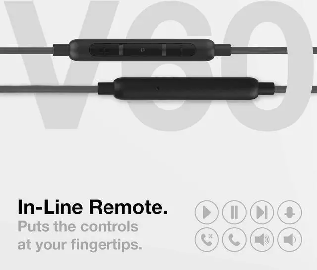 Alt view image 4 of 5 - Thore Compatible with iPhone Earbuds (Apple MFi Certified) Lightning Connector in-Ear Earphones (V60) Wired Headphones with Microphone for iPhone 14 Pro Max/13/12/11/XR/Xs - Black