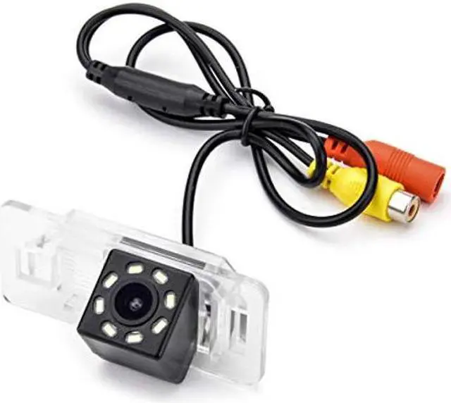 Alt view image 2 of 4 - for BMW 5 M5 E39 E60 E61 / X5 E53 E70 / X6 E71 Car Rear View Camera+8LED Back Up Reverse Parking Camera/Plug Directly