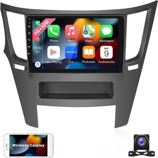 Main image of UNITOPSCI 2G 32G Android Car Stereo for Subaru Outback Legacy 2010-2014 Wireless CarPlay Android Auto 9 Inch Bluetooth FM Car Radio HD Touchscreen GPS Navigation WiFi HiFi USB with Backup Camera