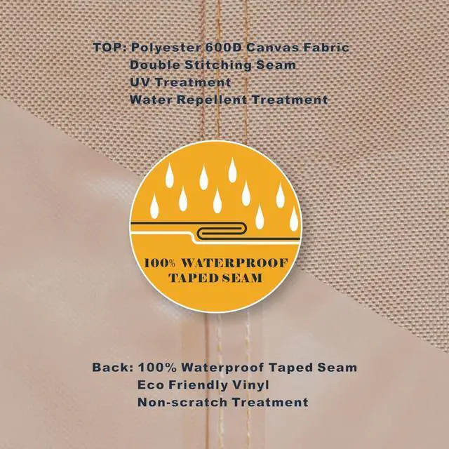 Alt view image 3 of 5 - ULTCOVER Waterproof Outdoor TV Cover for 50-54 inch Outside Flat Screen Televisions with Mounts and Stands