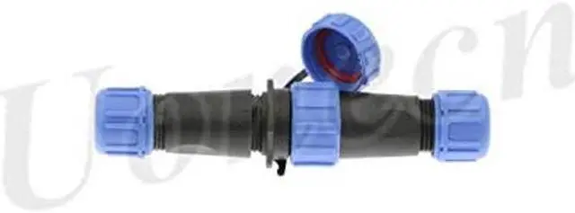 Alt view image 3 of 5 - Uonecn SP13 IP68 Waterproof 2 Pin LED High Power Connectors 2 Pin Power Plug Connector Circular Kit Male Plug Female Socket 5 Sets