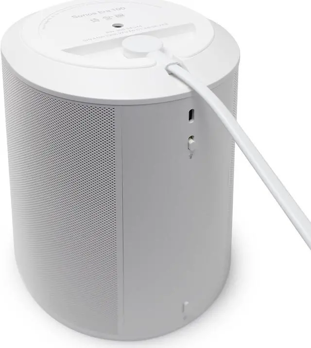 Alt view image 4 of 5 - Vebner 25-Foot Power Cord Compatible with Sonos Era 100 and Era 300 Speakers (25-Foot, White)