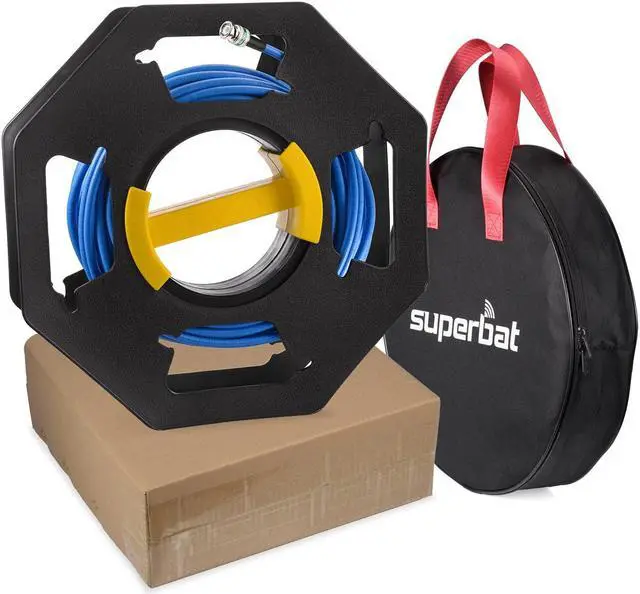 Main image of Superbat SDI Cable 100ft 3G/6G/12G SDI Cable Belden 1694A Cable, BNC Cable 75Ohm + SDI Cable Spool for 4K/6K Video Transfer SDI Recorder HDTV Upgrades SDI Frame Synchronizer