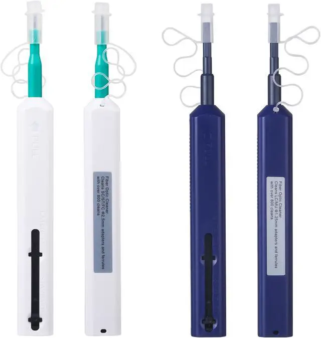 Alt view image 5 of 5 - Xunsomten-10PC Fiber Cleaner Fiber Optic Tools Cleaning Pen for 1.25 mm & 2.5mm SC/FC/ST/LC/MU Connector Over 800 Cleans Fiber End Face Cleans & Optical Connector Cleans