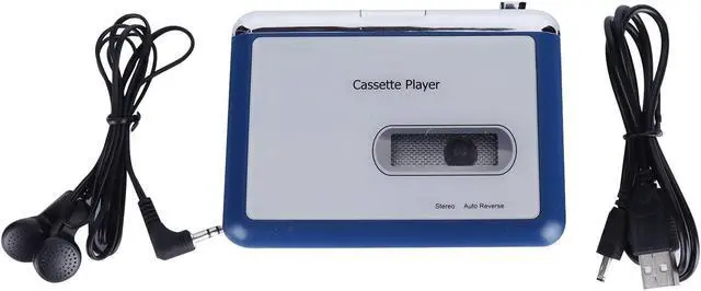 Alt view image 4 of 5 - Bluetooth Cassette Player, Portable Tape Recorder Cassette Player Auto Reverse Bluetooth Output to Headphone Speaker Cassette Walkman Player