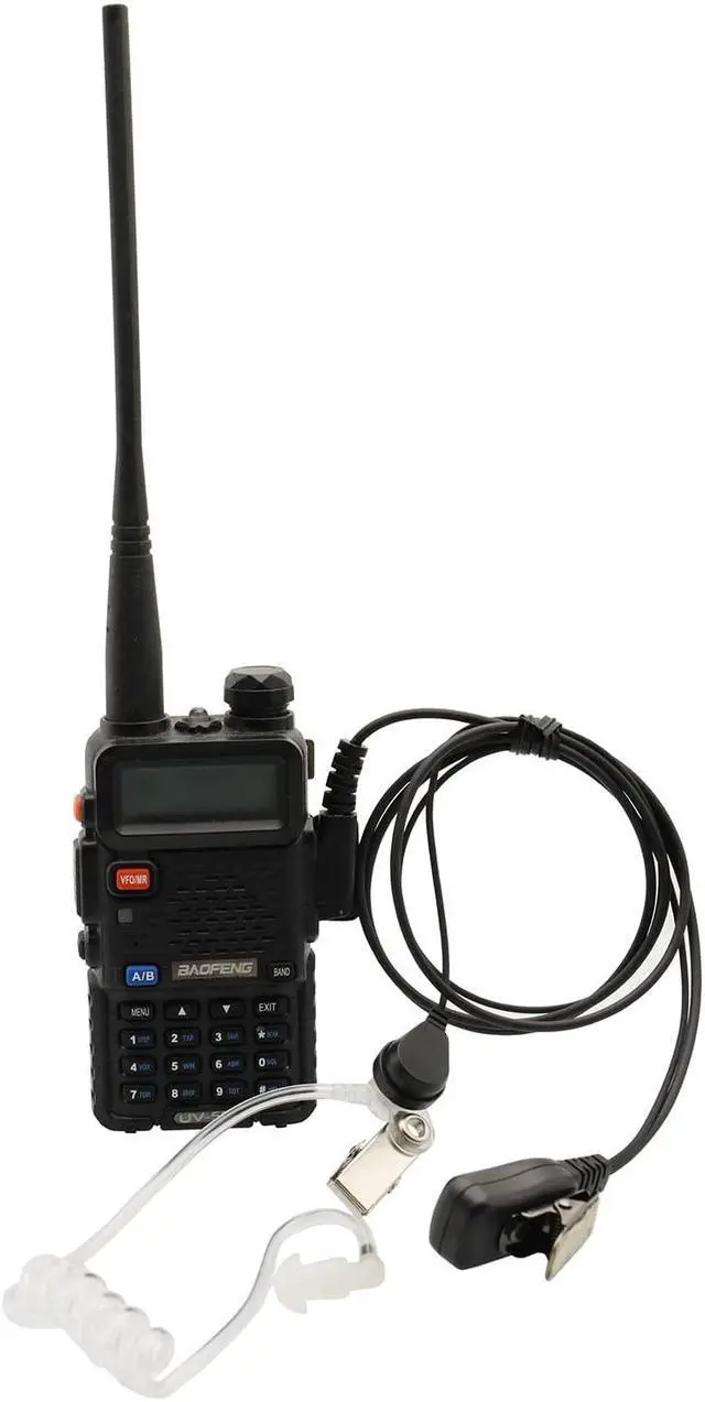 Alt view image 5 of 5 - Walkie Talkies Earpiece with Mic 2 Pin Acoustic Tube Headset Compatible with Kenwood BF-888S UV-5R Retevis H-777 RT22 Puxing Wouxun (10 Pack)