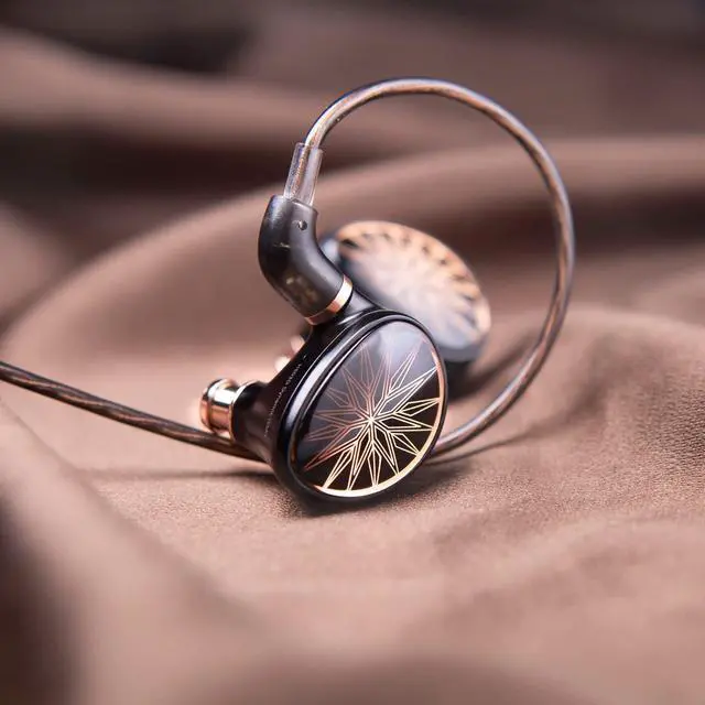 Alt view image 3 of 5 - Whizzer Kylin HE03D High Performance LDC Diaphragm Dynamic Driver(1DD) 6N OCC Cables IEMs in-Ear Earphone