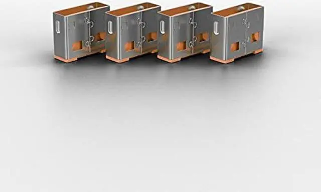Alt view image 2 of 5 - Lindy USB Port Blocker - Pack of 4, Orange (40453)