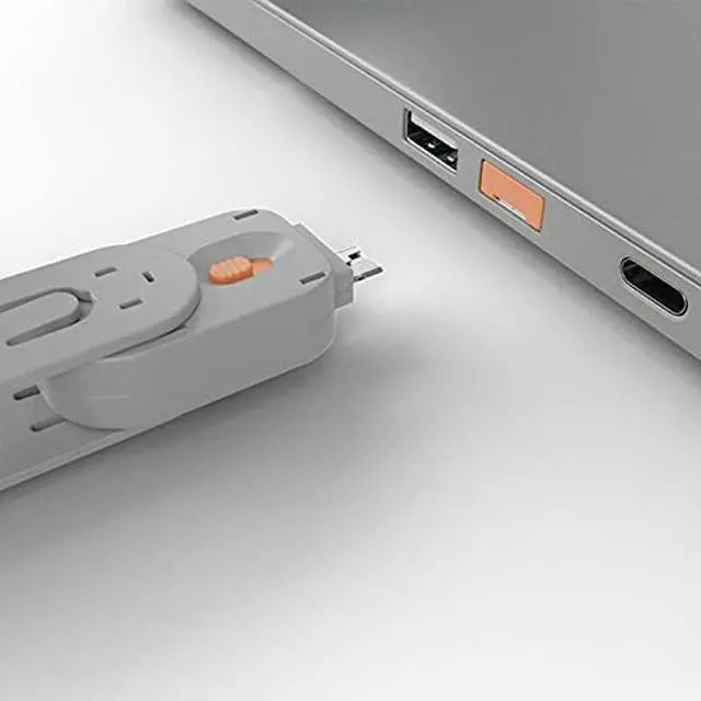 Alt view image 4 of 5 - Lindy USB Port Blocker - Pack of 4, Orange (40453)