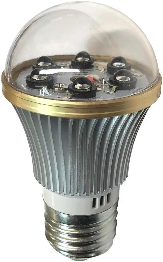 Main image of SCS Enterprises Total Invisible Super Wide 940nM IR Light Bulb Lamp (6 High Power LED illuminators) 20ft Range, 160 deg, 120VAC