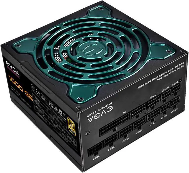 Alt view image 4 of 5 - EVGA 1000 G5, 80 Plus Gold 1000W, Fully Modular, ECO Mode with Fdb Fan, 100% Japanese Capacitors, 10 Year Warranty, Compact 150mm Size, Power Supply 220-G5-1000-X1