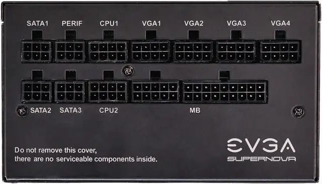 Alt view image 5 of 5 - EVGA 1000 G5, 80 Plus Gold 1000W, Fully Modular, ECO Mode with Fdb Fan, 100% Japanese Capacitors, 10 Year Warranty, Compact 150mm Size, Power Supply 220-G5-1000-X1