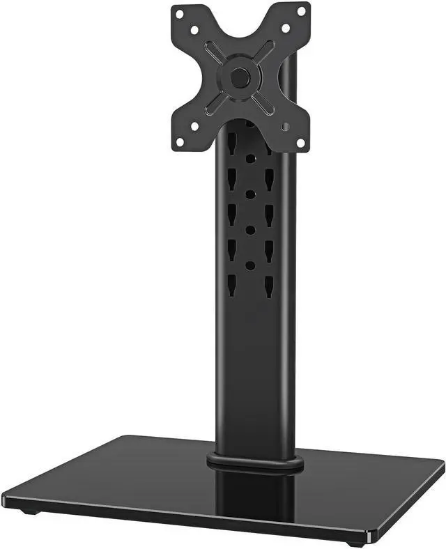 Main image of MOUNTUP Monitor Stand for Desk, Freestanding Monitor Mount Fits 13-32 inch Screen up to 17.6 lbs, Screen Stand with Swivel, Height, Rotation Adjustment, VESA Mount 100 x 100mm, 75 x 75mm