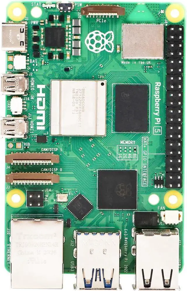 Alt view image 3 of 5 - Raspberry Pi 5 8GBofficial package and Yahboom custom Pi 5 power supply
