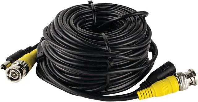 Main image of SPYCLOPS 12-Volt BNC Video Cable (40m), Black, SPY-40MBNCDC