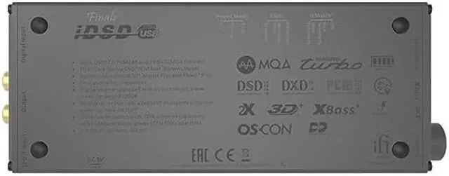 Alt view image 3 of 5 - iFi AUDIO micro iDSD Signature Finale Portable Headphone Amp and DAC, MIDI Switcher & Distribution Hub, Portable DAC