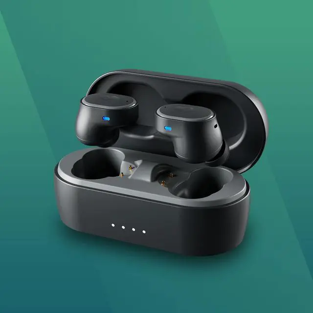 Alt view image 2 of 5 - Skullcandy Sesh ANC In-Ear Noise cancelling Wireless Earbuds, 32 Hr Battery, Microphone, Works with iPhone Android and Bluetooth Devices - Black