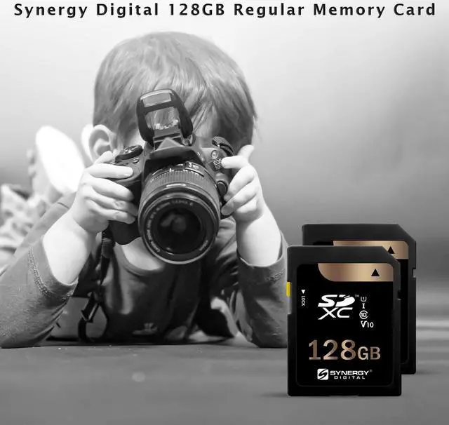 Alt view image 3 of 5 - Synergy Digital 128GB, SDXC UHS-I Memory Card - Class 10, U1, 100MB/s, 300 Series
