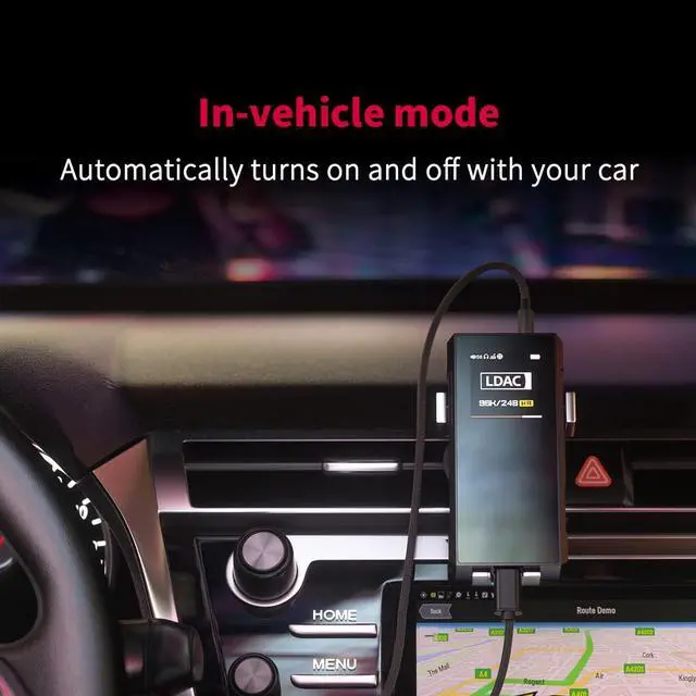 Alt view image 5 of 5 - FiiO BTR7 Headphone Amp Bluetooth Receiver High Resolution Portable DAC Supports LDAC/aptX HD/MQA 384K/32Bit DSD256 for Phone/PC/Car/Home Audio (Comes with USB Type C to Lightning Cable)