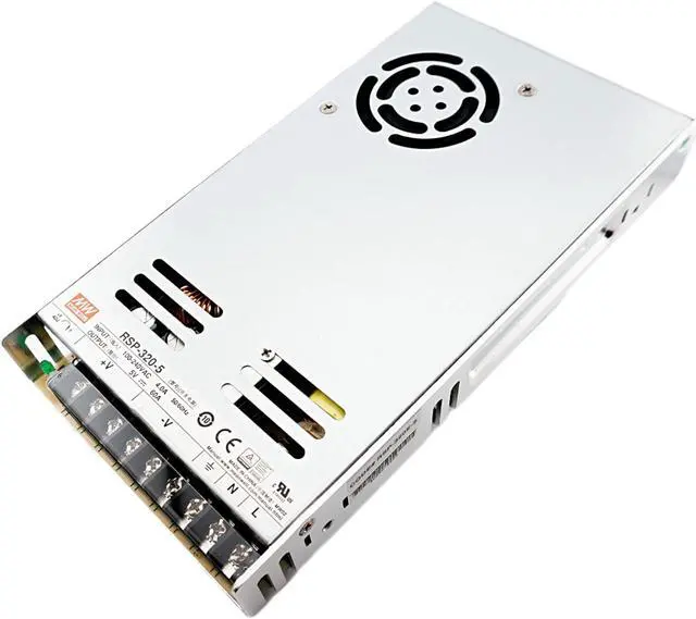 Alt view image 4 of 5 - Mean Well RSP-320-5 Switching Power Supply with PFC, 300W 5V 60A