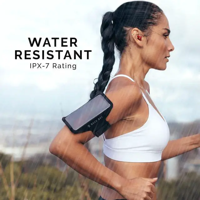 Alt view image 5 of 5 - Back Bay Tempo 30 and Runner 60 Wireless Sport Bluetooth Earbuds for Running, Waterproof Headphones with Long Battery Life, Ear Hooks, and Deep Bass